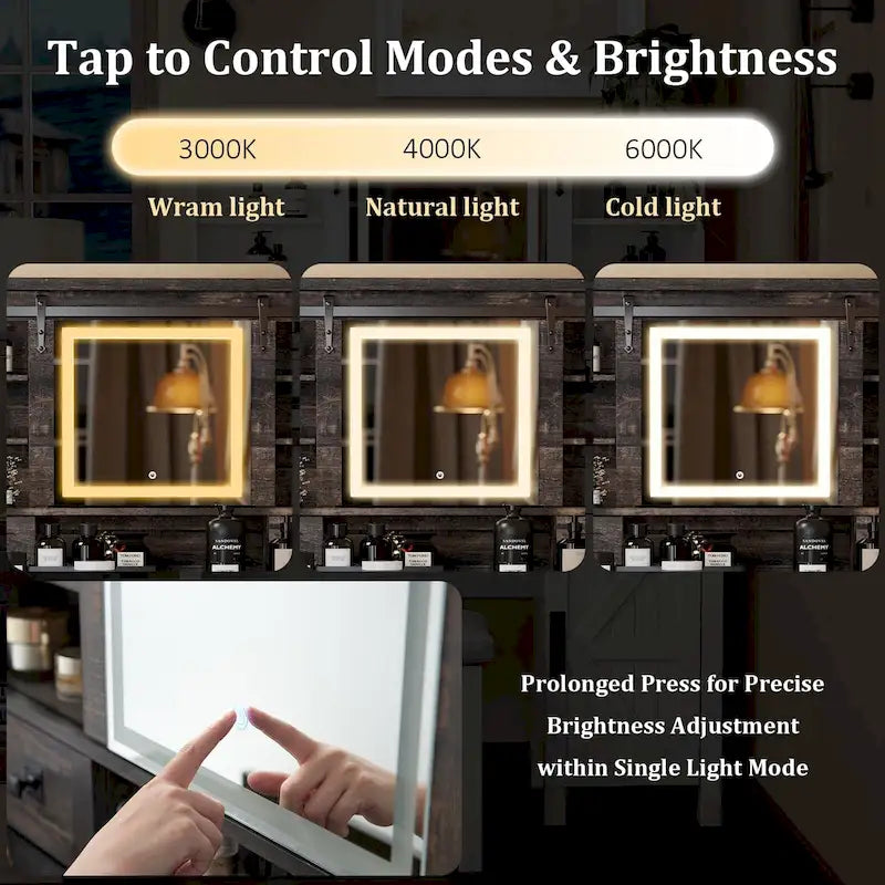 Farmhouse Makeup Vanity Desk, Vanity Table, Vanity Set, Stool Included