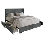 Rochester Full Upholstered Storage Platform Bed