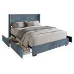 Rochester Full Upholstered Storage Platform Bed