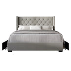 Greeley Full Tufted Upholstered Storage Platform Bed