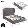 Queen Bed Frame with 4 Drawer