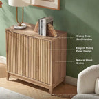 Mopio Brooklyn Storage Cabinet, Modern Farmhouse Entryway Accent Cabinet, Buffet Sideboard, Credenza