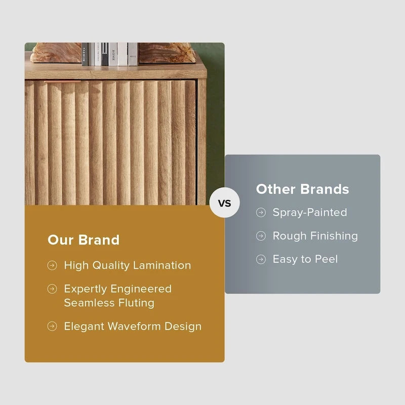 Mopio Brooklyn Storage Cabinet, Modern Farmhouse Entryway Accent Cabinet, Buffet Sideboard, Credenza