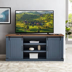 68 inch Rustic Barn Door TV Stand for TVs up to 75 Inches