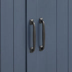 68 inch Rustic Barn Door TV Stand for TVs up to 75 Inches