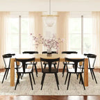 Poly & Bark Enzo Dining Chair - Solid Oak Wood