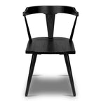 Poly & Bark Enzo Dining Chair - Solid Oak Wood