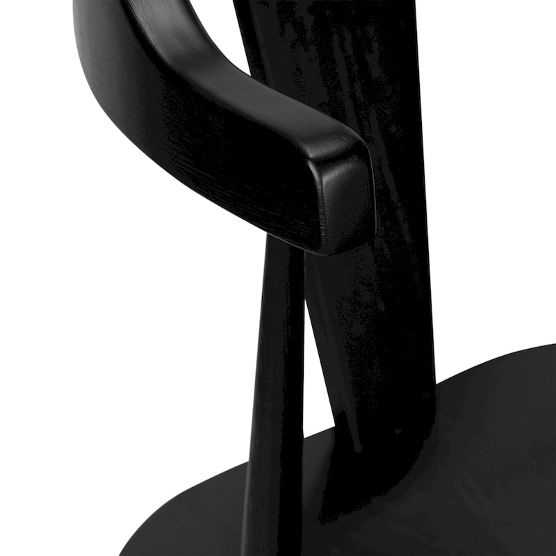 Poly & Bark Enzo Dining Chair - Solid Oak Wood