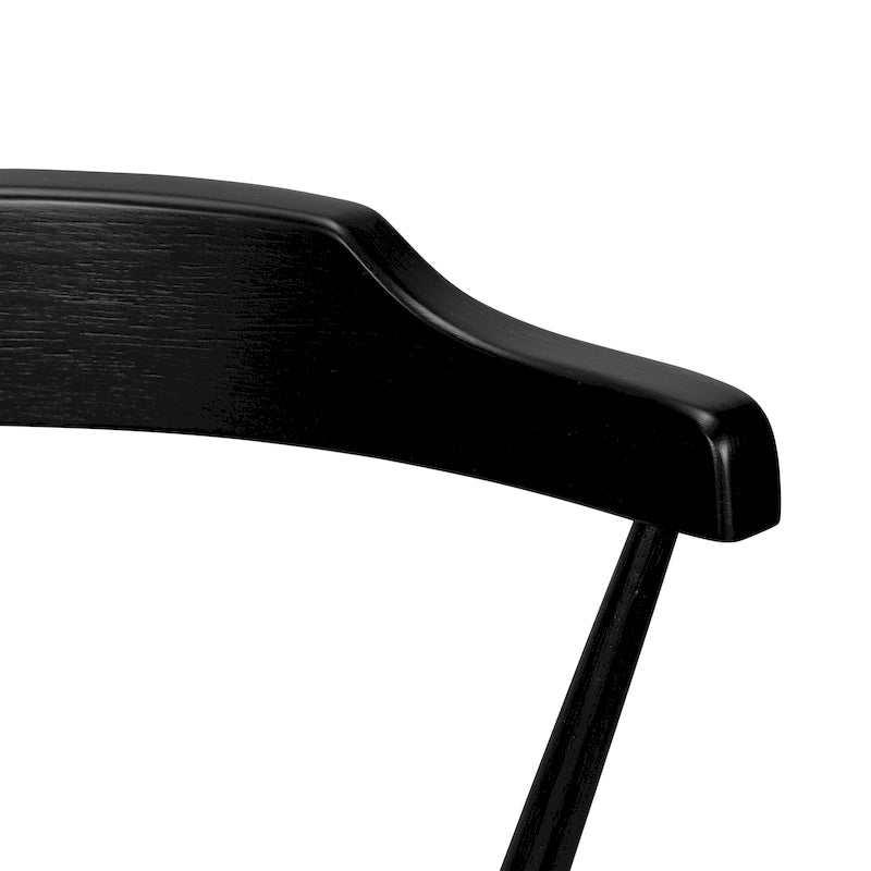 Poly & Bark Enzo Dining Chair - Solid Oak Wood