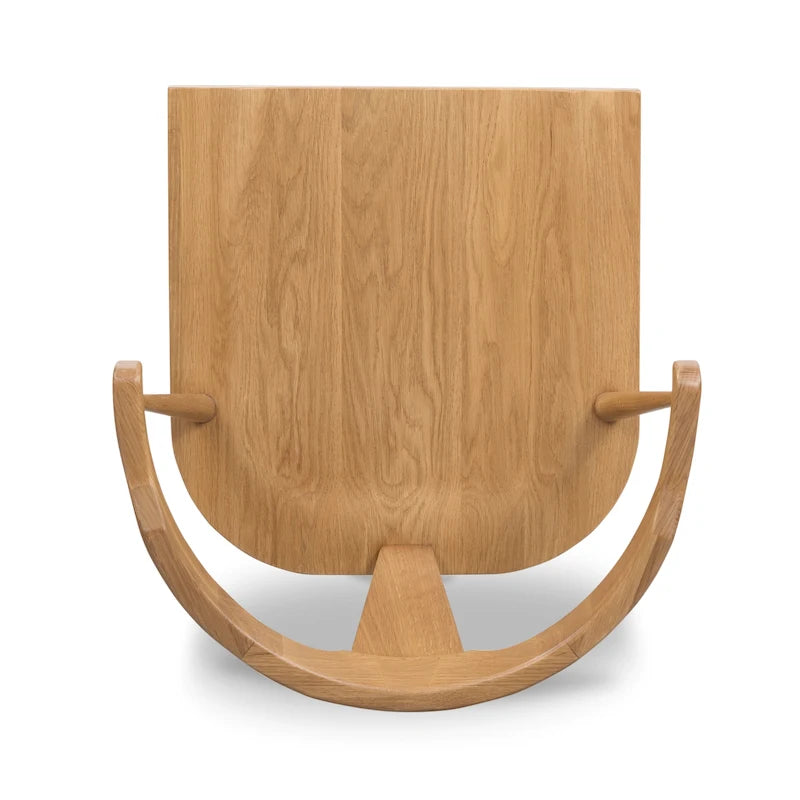 Poly & Bark Enzo Dining Chair - Solid Oak Wood