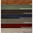 Eleanor Two-Tone Trestle Leg Wood Dining Bench by iNSPIRE Q Classic