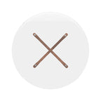 Nadine Dark Walnut Finish Glass Table Top Round Dining Set - Curved Back Chairs by iNSPIRE Q Modern