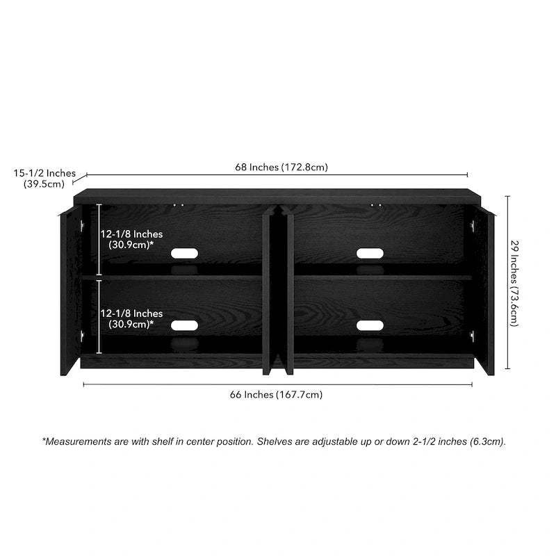 Mansfield 68 Wide Rectangular Buffet Table - 68 Wide