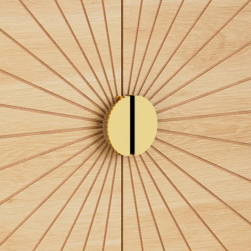 Sideboard Buffet Cabinet with Storage Four Door Adjustable Shelves Storage Cabinet Coffee Bar Cabinet