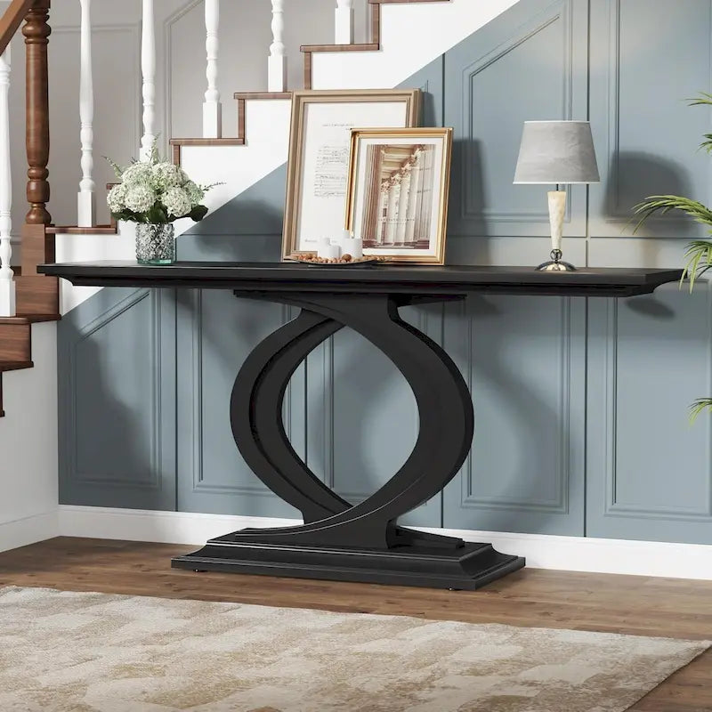 59 Inches Console Table for Entryway, Entry Hallway Table Sofa Table