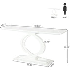 59 Inches Console Table for Entryway, Entry Hallway Table Sofa Table