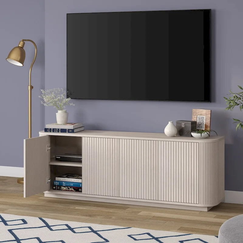 Canton Rectangular TV Stand for TV's up to 75 - 68 Wide