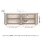 Canton Rectangular TV Stand for TV's up to 75 - 68 Wide