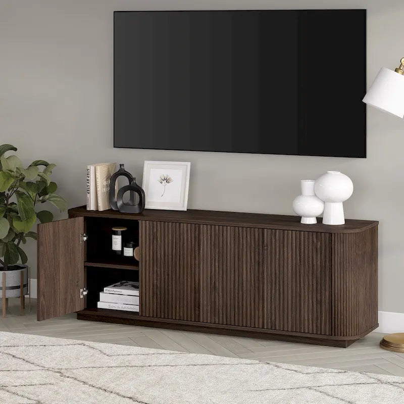 Canton Rectangular TV Stand for TV's up to 75 - 68 Wide