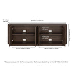 Canton Rectangular TV Stand for TV's up to 75 - 68 Wide