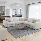 36 Inch Round Coffee Table, Handcrafted Drum Shape, Mango Wood with Olive Gray Finish