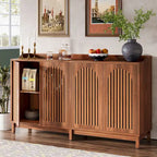 Sideboard Buffet Cabinet, 57 Farmhouse Storage Cabinet with Doors and Adjustable Shelf