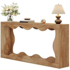 2-tier Wood Console Sofa Table for Entryway Living Room