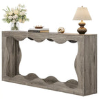 2-tier Wood Console Sofa Table for Entryway Living Room