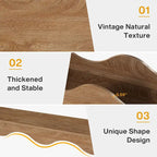 2-tier Wood Console Sofa Table for Entryway Living Room