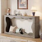 2-tier Wood Console Sofa Table for Entryway Living Room