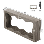 2-tier Wood Console Sofa Table for Entryway Living Room