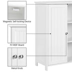 Yaheetech Floor Cabinet with 2 Doors, 2 Adjustable Shelves