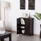 Yaheetech Floor Cabinet with 2 Doors, 2 Adjustable Shelves