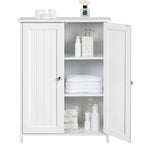 Yaheetech Floor Cabinet with 2 Doors, 2 Adjustable Shelves