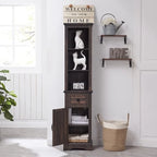Farmhouse Bathroom Storage Cabinet, Storage Cabinet, Tall Linen Tower