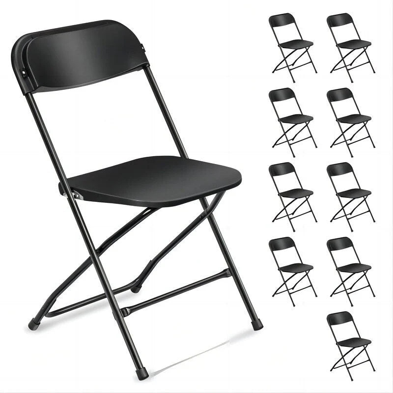 Plastic Folding School Conference Chair Set (Set of 10)