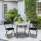 Plastic Folding School Conference Chair Set (Set of 10)