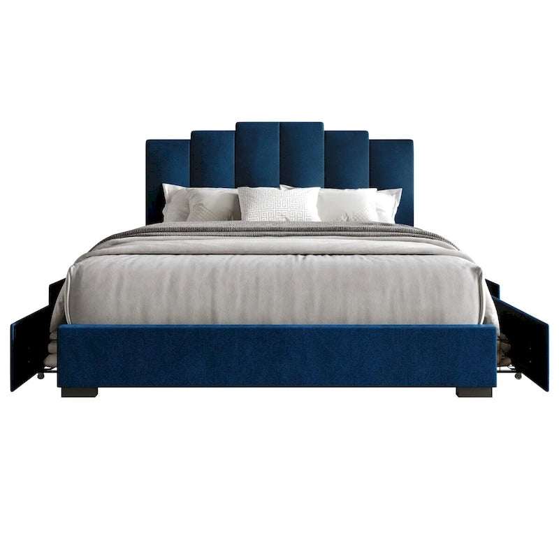 Yuma Full Upholstered Storage Platform Bed