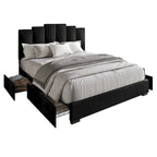 Yuma Full Upholstered Storage Platform Bed
