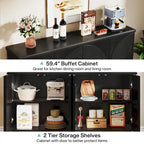 Modern Storage Cabinet Sideboard Buffet Cabinet for Dining Room