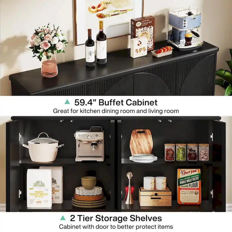 Modern Storage Cabinet Sideboard Buffet Cabinet for Dining Room