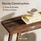 70.9 Inches Farmhouse Console Entryway Table 2 Tiers Narrow Long Behind Couch Sofa Table