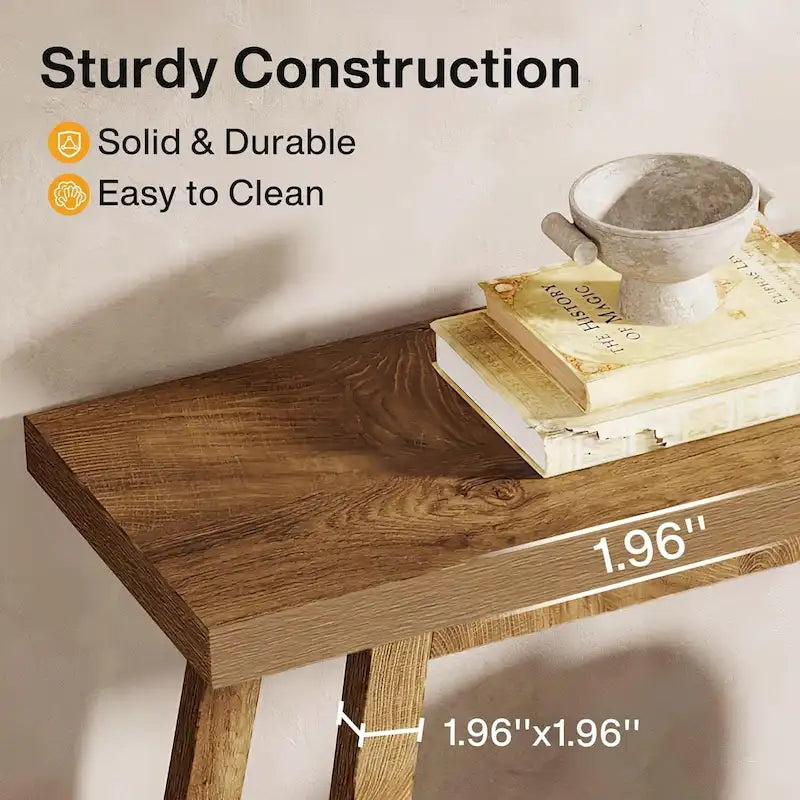 70.9 Inches Farmhouse Console Entryway Table 2 Tiers Narrow Long Behind Couch Sofa Table