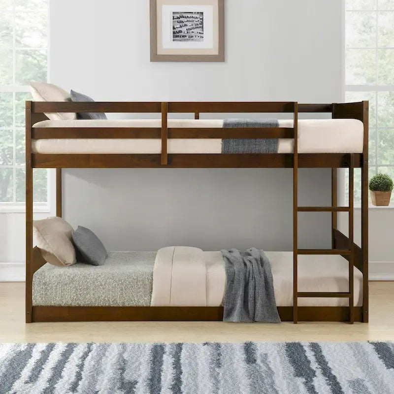 Delphia Low Profile Twin over Twin Bunk Bed