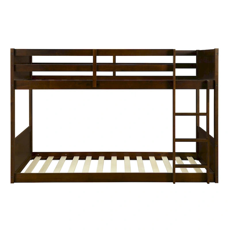 Delphia Low Profile Twin over Twin Bunk Bed
