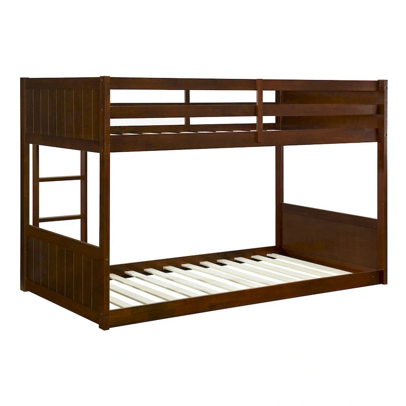 Delphia Low Profile Twin over Twin Bunk Bed