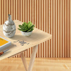 PJ Wood Folding TV Tray Tables with Compact Storage Rack, Espresso, 5 Piece Set - 36.38