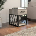 City Park Industrial End Table with Drawer