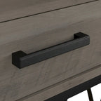 City Park Industrial End Table with Drawer