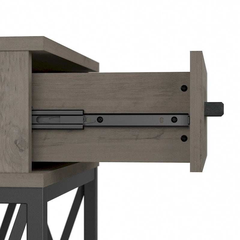 City Park Industrial End Table with Drawer